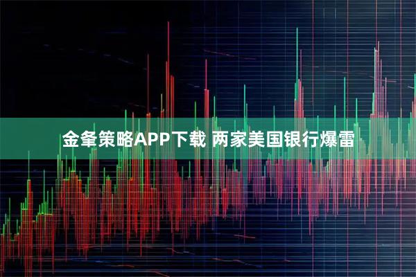 金夆策略APP下载 两家美国银行爆雷