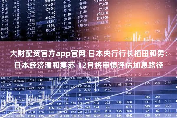 大财配资官方app官网 日本央行行长植田和男：日本经济温和复苏 12月将审慎评估加息路径