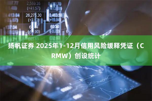 扬帆证券 2025年1-12月信用风险缓释凭证（CRMW）创设统计